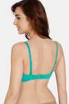 Zivame Beautiful Basics Padded Wired 3/4Th Coverage T-Shirt Bra - Spectra Green — thumbnail 2